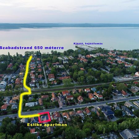 Estike Apartman Balatonlelle Kültér fotó